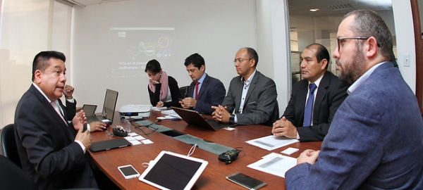 Ecuador y Per intercambian experiencias en innovaciones tecnolgicas en el sistema de justicia.